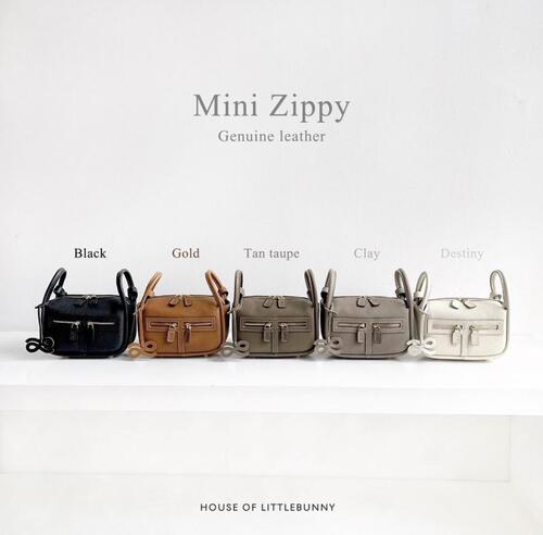 Mini zippy (genuine leather)