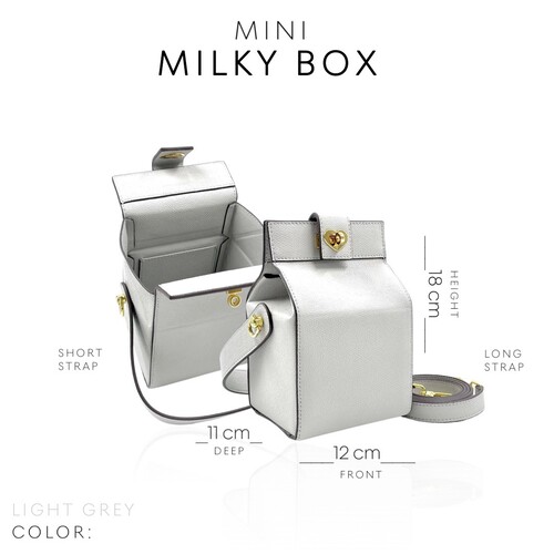 Mini Milkbox Light Grey